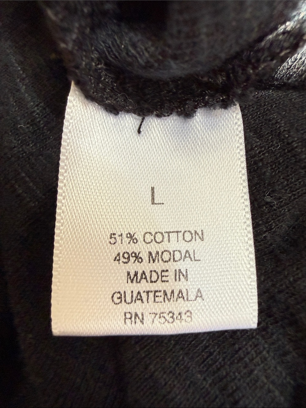 Cynthia Rowley Black Long-Sleeve Scoop Neck Top - Picture 11 of 11